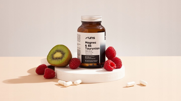 UNS Taurynian Magnezu & B6 P5P 90 vege kaps.