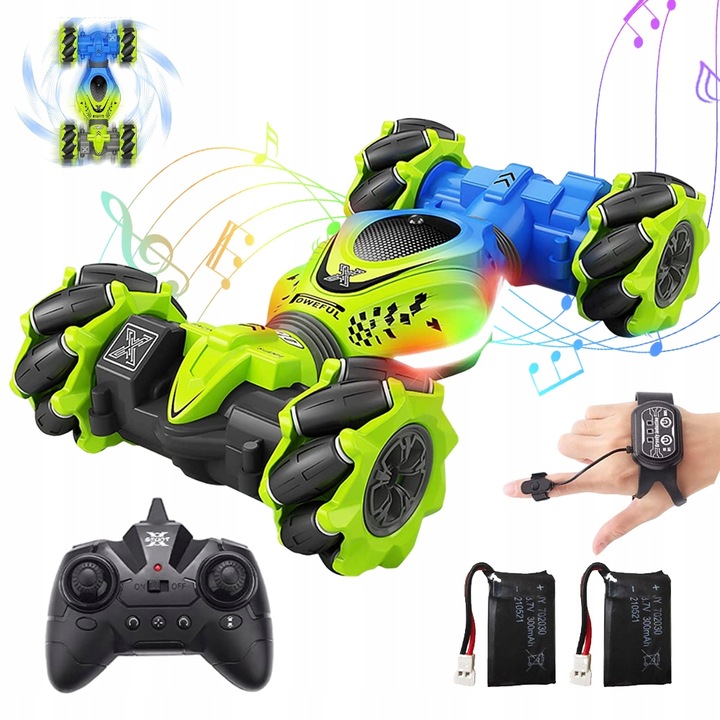 SAMOCHÓD ZDALNIE STEROWANY RĘKĄ GESTAMI ZABAWKA PILOT AUTO RC OBRÓT 360°