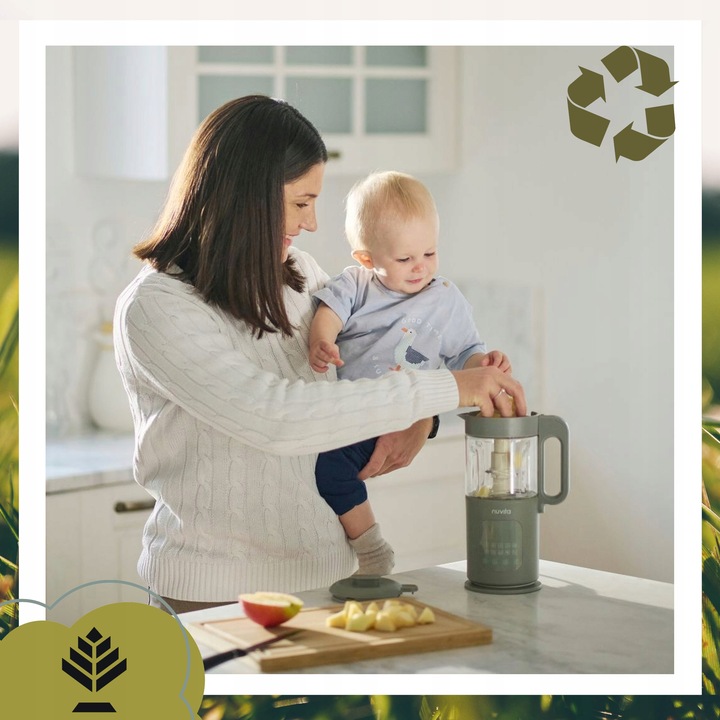 Robot Kuchenny Nuvita Magic Pappa 7W1 Do Gotowania Dla Dzieci Niemowląt