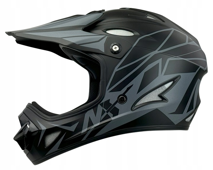 ZESTAW NX KASK + GOGLE DOWNHILL NX EXTREME r.M |KASK ROWEROWY |900g LEKKI