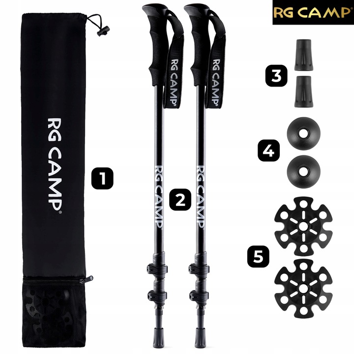 Kijki trekkingowe składane kije do nordic walking chodzenia po górach