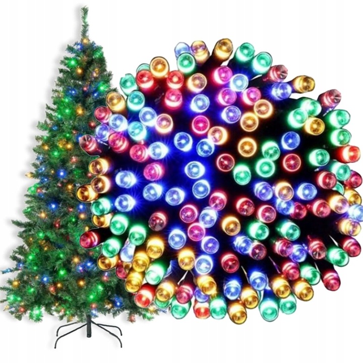 LAMPKI CHOINKOWE 1000 LED ZEW/WEW MULTIKOLOR 71M
