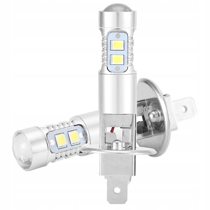 2 SZT ŻARÓWKA LED H1 6000K SUPER WHITE 100W