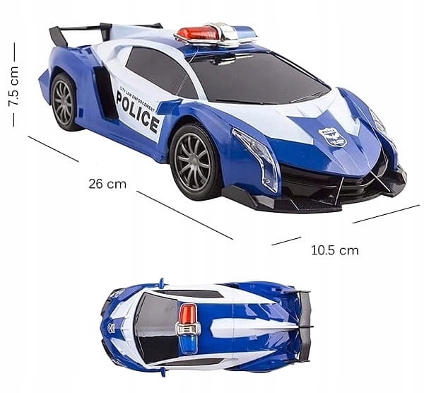 AUTO SAMOCHÓD POLICYJNY ZDALNIE STEROWANY POLICJA