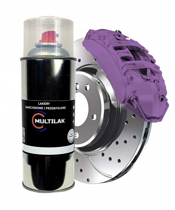 Farba w Sprayu do zacisków hamulcowych RAL 4005 Połysk