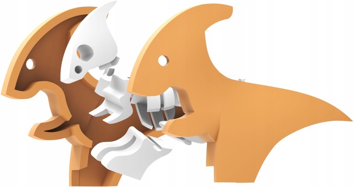 Świat Dinozaurów HalfToys 5 magnetyrznych dino