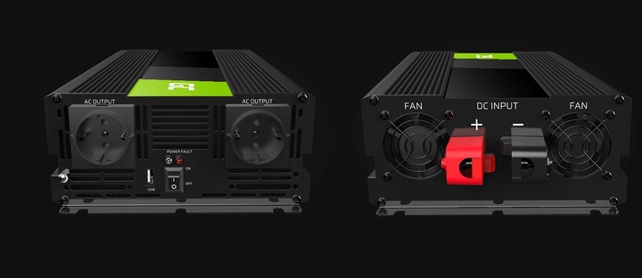 Przetwornica GREEN CELL 12V/230V 2000W/4000W