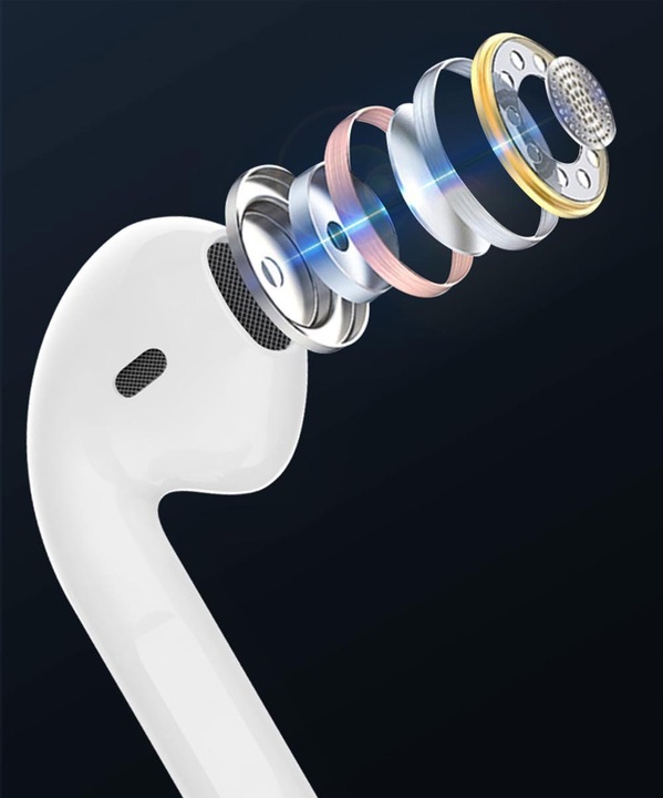 Słuchawki bezprzewodowe TWS i500 do iOS Android Sportowe Mikrofon Biegania