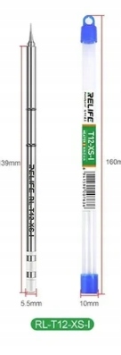 GVM T12-XS STACJA LUTOWNICZA LUTOWNICA NA GROTY T12 80-480°C 72W + GROT
