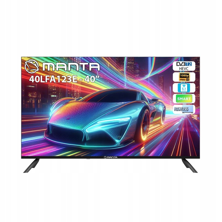 Telewizor Manta 40LFA123E 40" LCD 1920 x 1080 (Full HD) Android TV DVB-T2