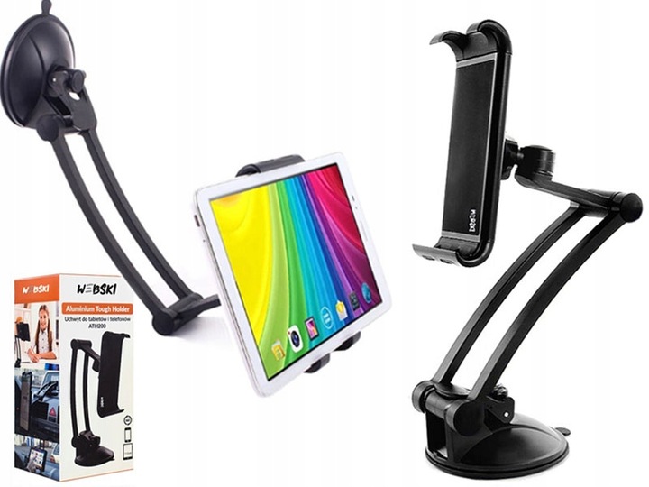 UCHWYT NA TELEFON TABLET DO SAMOCHODU SZYBA KOKPIT