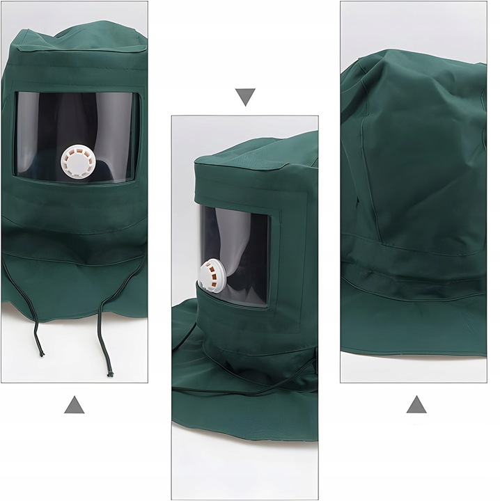 MASKA DO PIASKOWANIA OCHRONNA KASK PIASKOWANIE