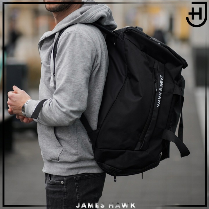 Torba sportowa podróżna męska Plecak 2w1 Treningowa wodoodporna James Hawk