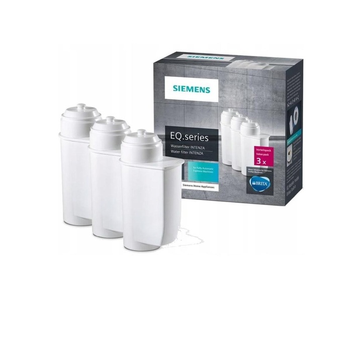 3x Filtry do wody Siemens Brita Intenza TZ70033A 3 sztuki EQ.3 EQ.6 EQ.9