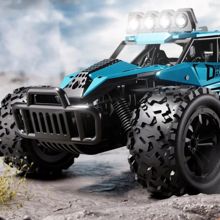 SAMOCHÓD ZDALNIE STEROWANY AUTO TERENOWE RC AUTKO PILOT LED ZABAWKA PREZENT