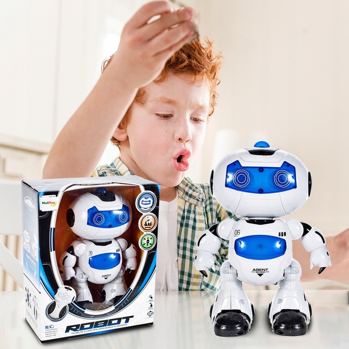 ROBOT NA PILOTA Zdalnie Sterowany AGENT WOWEE WILO RC NA BATERIE DLA DZIECI