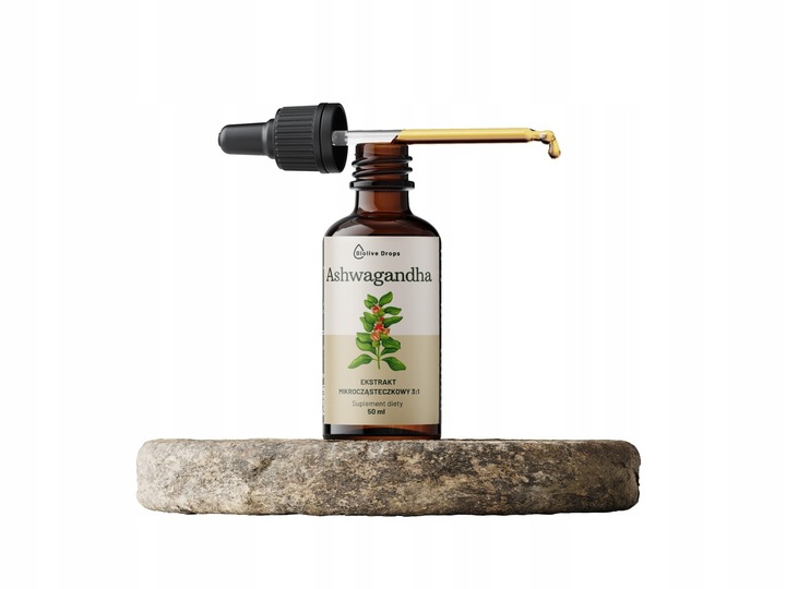 SOPLÓWKA JEŻOWATA ASHWAGNDHA LUKRECJA EKSTRAKT ADAPTOGENY 3 x 50ML Krople