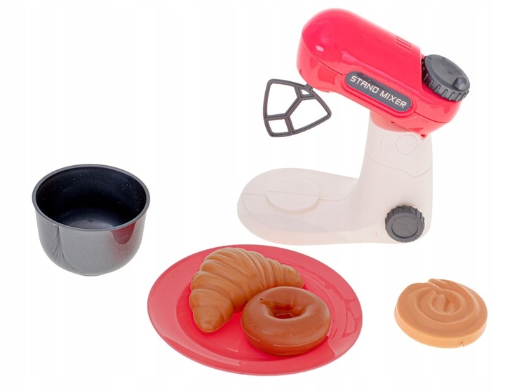 Zestaw do kuchni dla dzieci AGD naczynia mikser toster gotowanie akcesoria