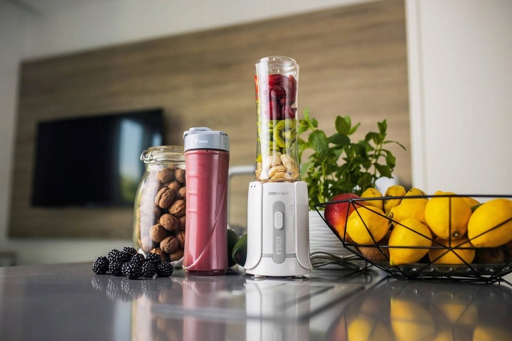 Blender kielichowy Smoothie Koktajl Shaker Na siłownię + 2 butelki