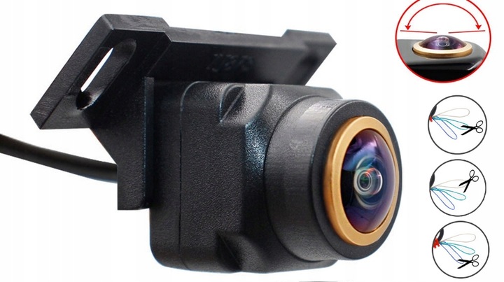 Kamera Cofania CVBS/AHD 720P 170 stopni rybie OKO