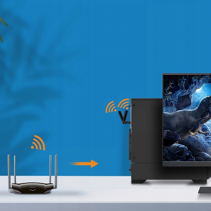 KARTA SIECIOWA WI-FI ADAPTER USB 3.0 1300Mbps DUAL