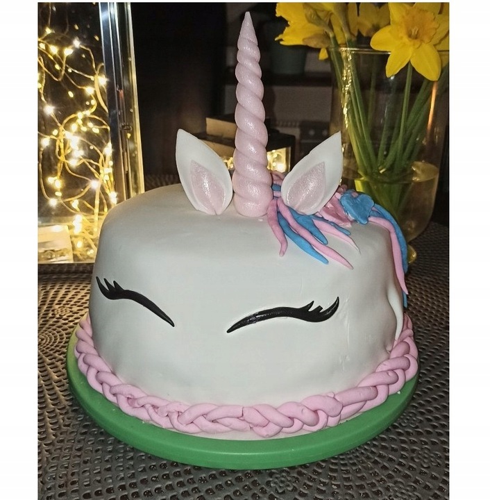 Róg Jednorożca Oczy Uszy z Cukru-Zestaw Różowy Mag