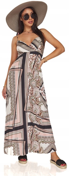 KAPELUSZ SŁOMKOWY EKO SŁOMKA beżowy z kokardą