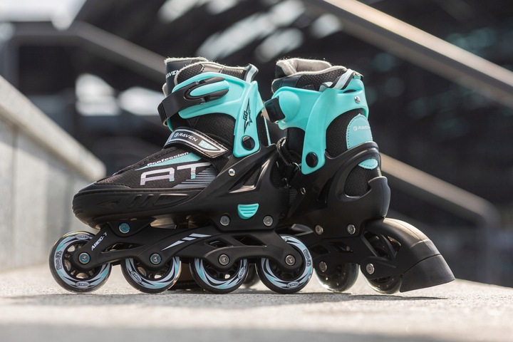 Rolki Regulowane RAVEN Profession Black/Mint 38-42