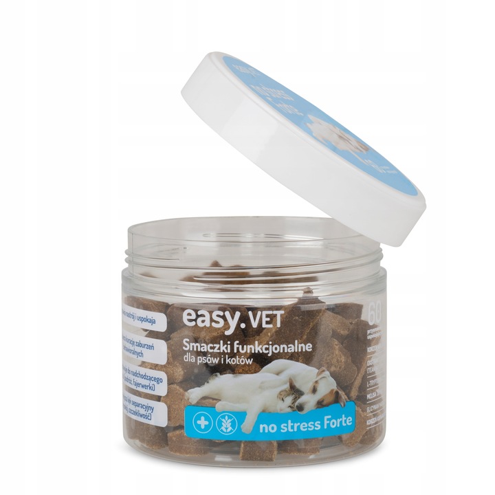NA STRES, smaczki funkcjonalne dla psa i kota, 60szt., no stress Forte