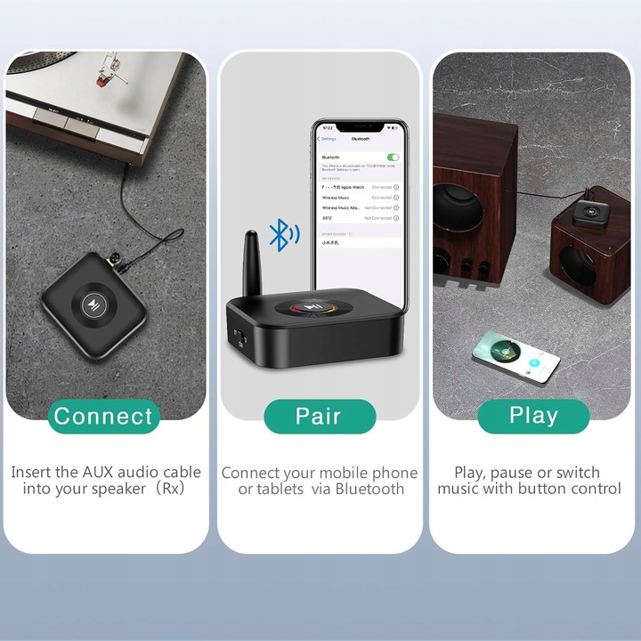 odbiornik Bluetooth 5.1 AUX MINI-JACK Adapter