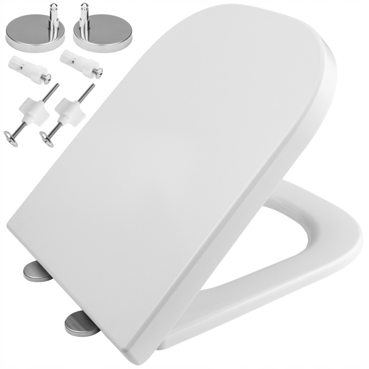 DESKA SEDESOWA WC WOLNOOPADAJĄCA WYPINANA DUROPLAST do CERSANIT KOŁO