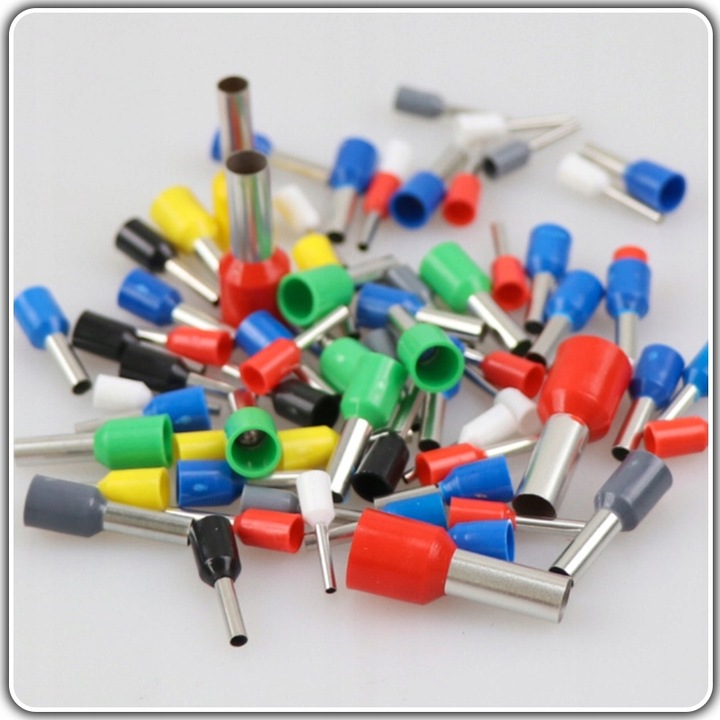 ZACISKARKA KONEKTORÓW KOŃCÓWEK ŚCIĄGACZ IZOLACJI +1300 szt. TULEJEK