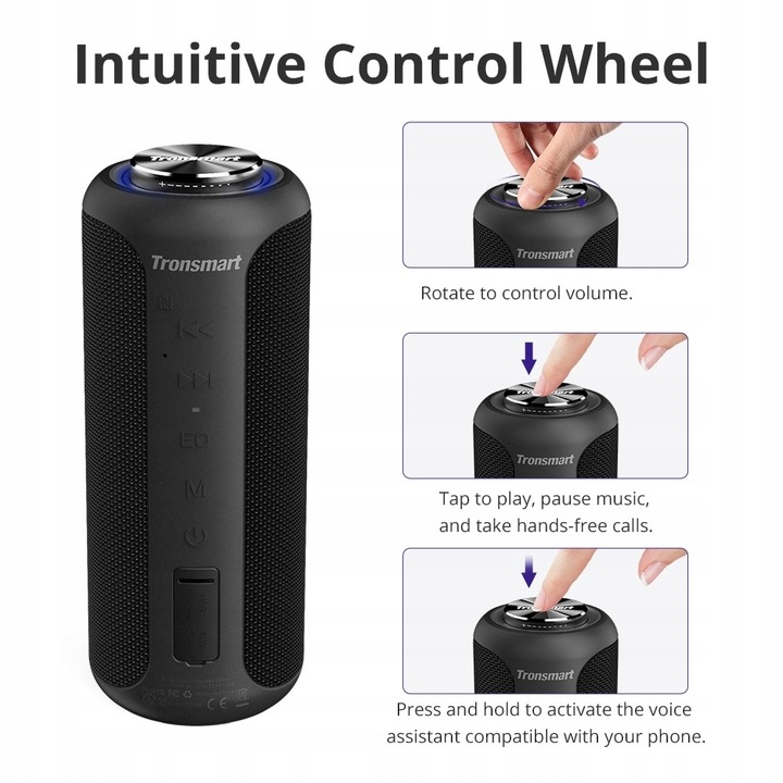 Tronsmart Element T6 Plus Upgraded Edition Głośnik bezprzewodowy BT 5.0 TWS