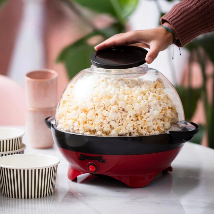 MASZYNA DO ROBIENIA POPCORNU DOMOWA AUTOMATYCZNA URZĄDZENIE MASZYNKA SZYBKA