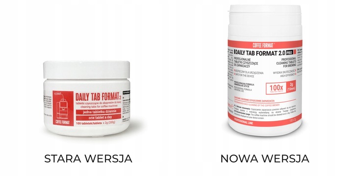 Tabletki do czyszczenia ekspresu 100szt 2g Coffee Format Daily Tab 2