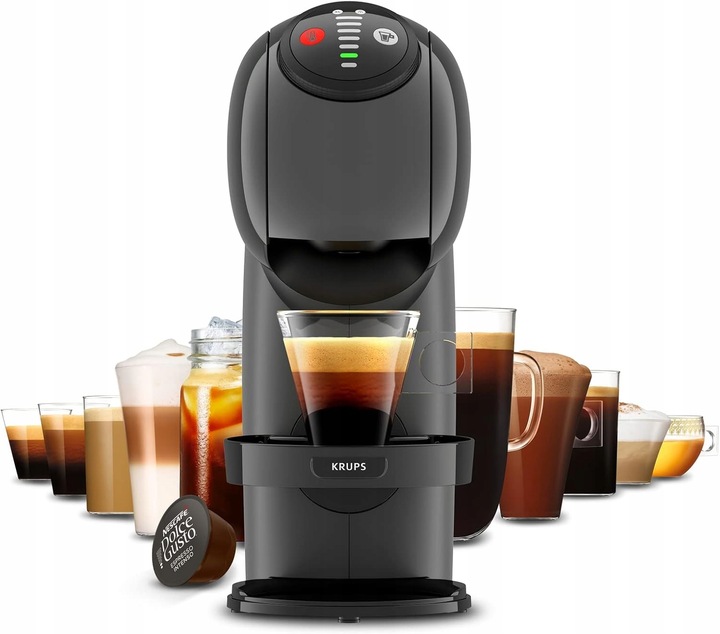 KRUPS Ekspres ciśnieniowy NESCAFE DOLCE GUSTO Genio S Antracyt KP243B10
