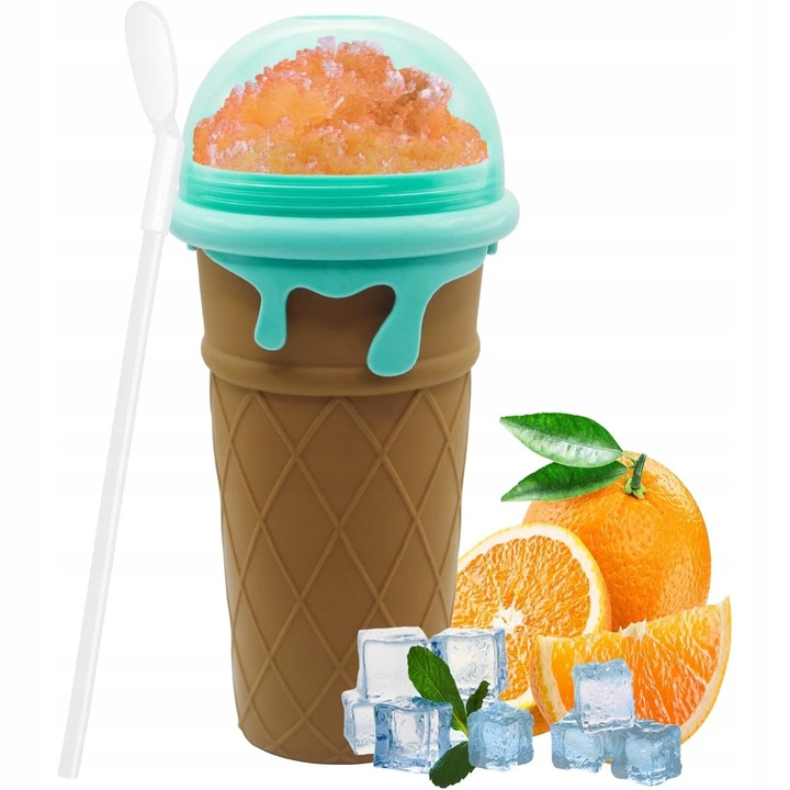 500ML SLUSHY KUBEK DO ROBIENIA LODÓW SORBETÓW SLUSHY GRANITY Duża Pojemność