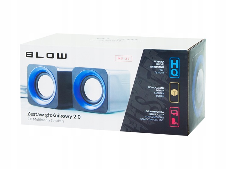 Głośniki komputerowe BLOW 2.0 do PC laptopa USB
