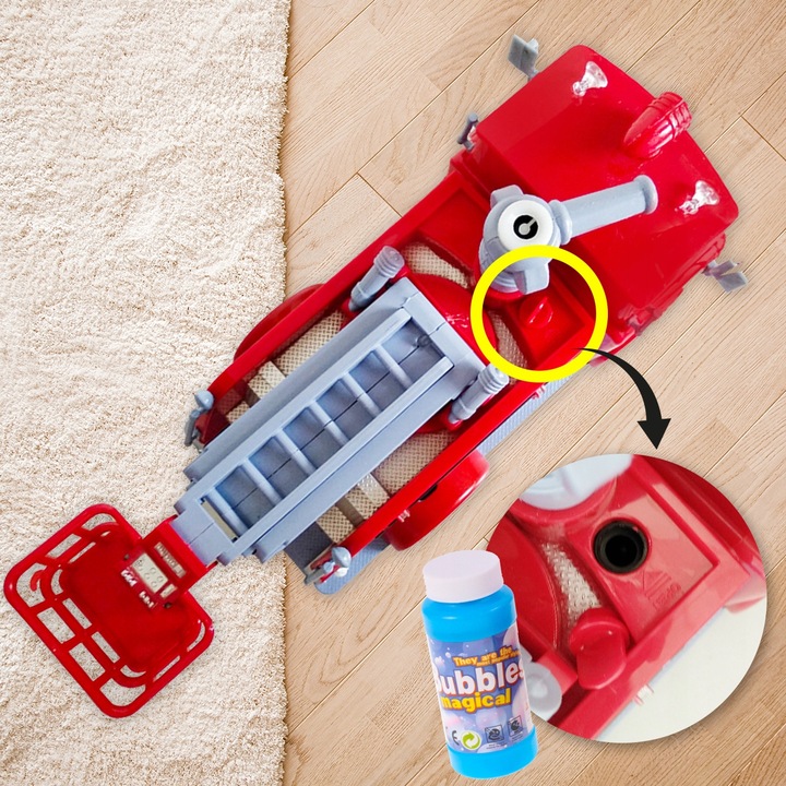 WÓZ STRAŻACKI NA BAŃKI MYDLANE STRAŻ POŻARNA EDEK AUTO DO BANIEK SAMOCHÓD