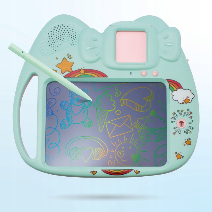 Tablet do rysowania 2w1 Czytnik kart do nauki języka angielskiego 112 kart