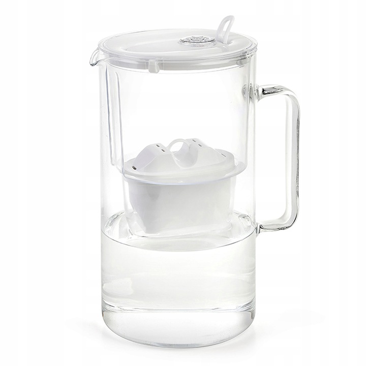 Dzbanek Filtrujący Szklany Aquaphor Glass 2,5l z Wkładem Maxfor + Biały
