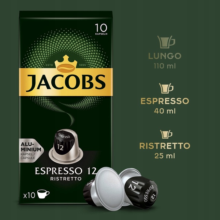 Kapsułki Jacobs do Nespresso(r)* Espresso 12 60szt