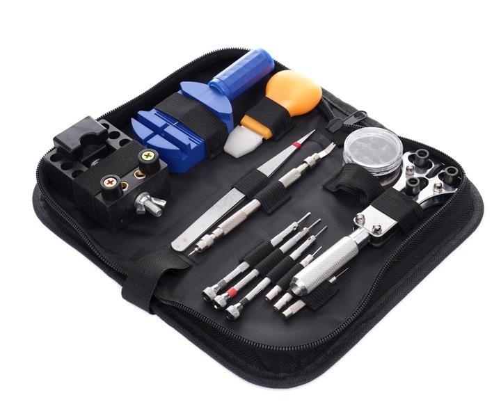 ZESTAW ZEGARMISTRZOWSKI NARZĘDZIA IMAK KLUCZ ETUI