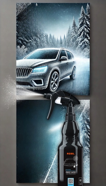 ODMRAŻACZ DO SZYB SAMOCHODOWYCH ADBL PŁYN DO ODMRAŻANIA MOCNY -60C 3szt.