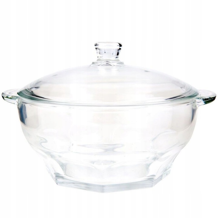 Waza przezroczysta z pokrywką Granity 2,5 l LUMINA