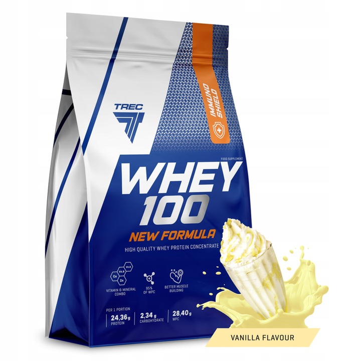 NOWE PYSZNE BIAŁKO WPC Trec Whey 100 700g SERWATKOWE PROTEINY NA MASĘ SIŁĘ