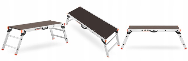 Podest roboczy aluminiowy składany platforma składana HIGHER - 2,48m