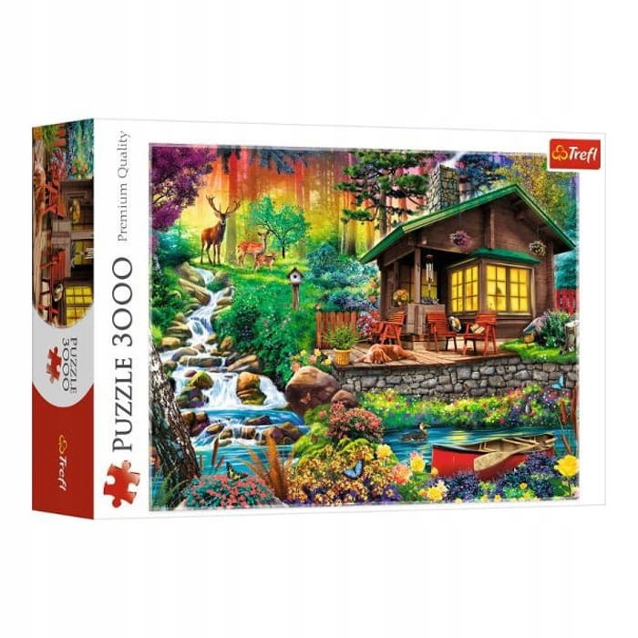 PUZZLE 3000 EL CHATKA W LESIE TREFL