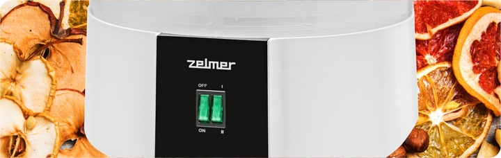 Suszarka spożywcza do grzybów Zelmer ZFD1010 520 W biała