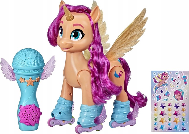 MY LITTLE PONY ŚPIEWAJĄCA SUNNY JEŹDZI NA ROLKACH F1786 HASBRO + MELODIE